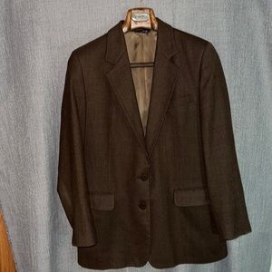 Vintage Women’s Corbin Ltd Brown Wool Double Breasted Blazer